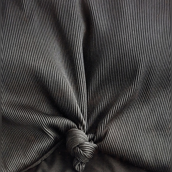 NWT RIBBED KNOT DETAIL  CROP TANK HIGH WAISTED PADDED SWIM BATHING SUIT SIZE 6 - Picture 4 of 8